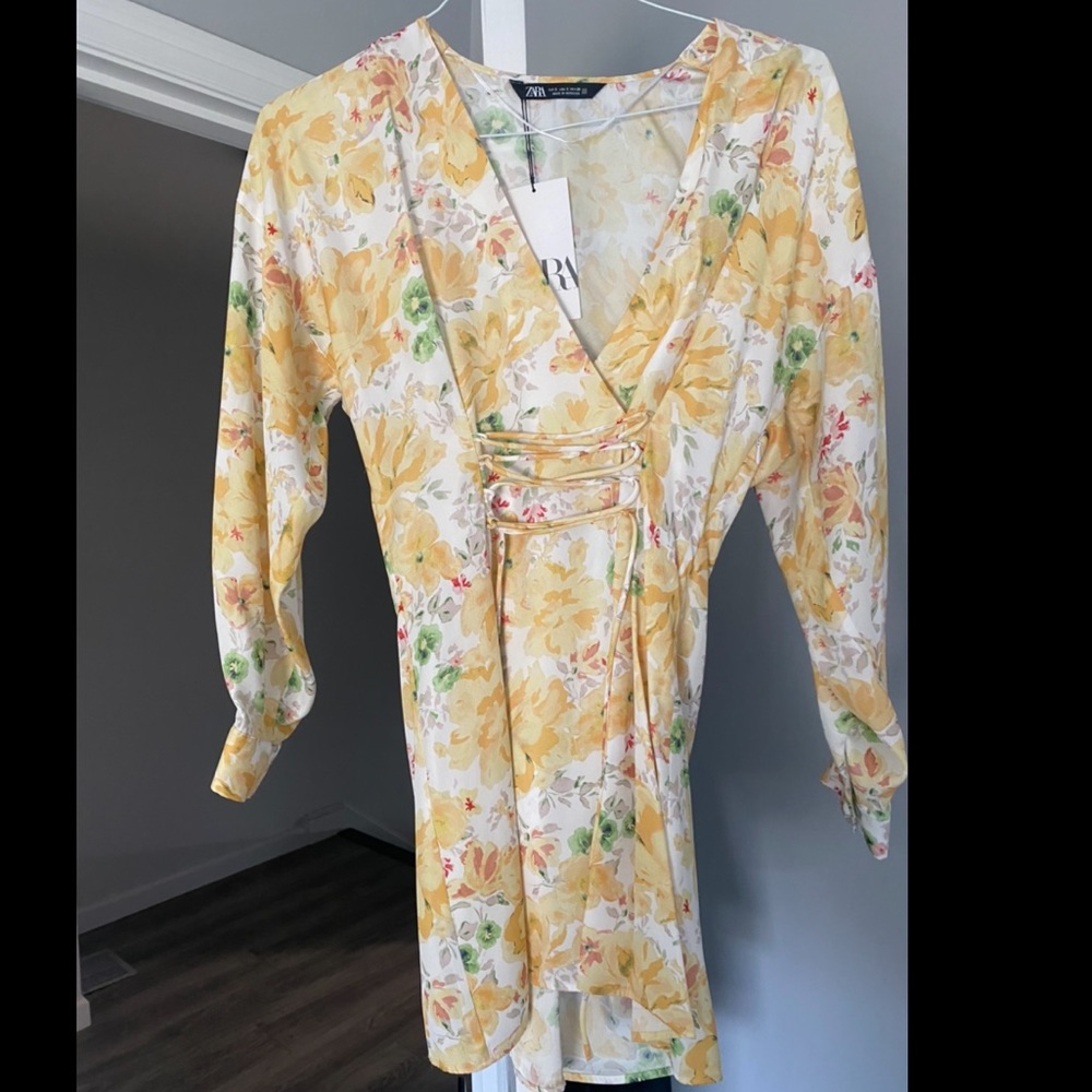 Zara flower dress
